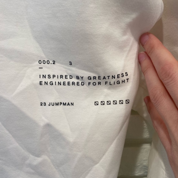 Nike Men’s Air Jordan 23 Engineered Hooded Pullover Sports White, Large - Picture 7 of 10